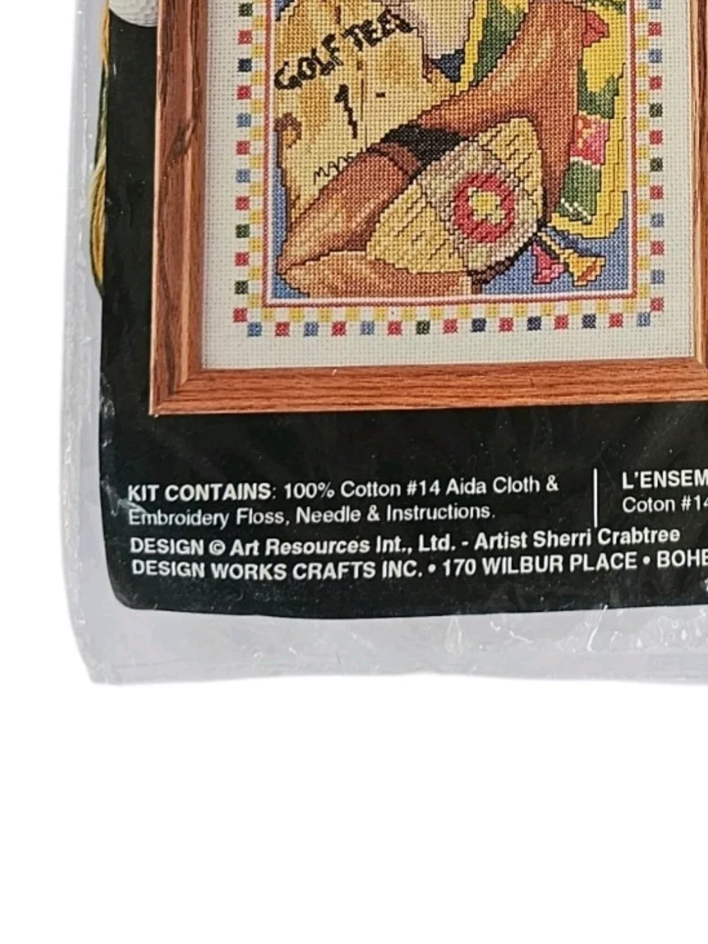 Design Works Golf Cross Stitch Kit #9688 Game of Golf Nostalgic 8
